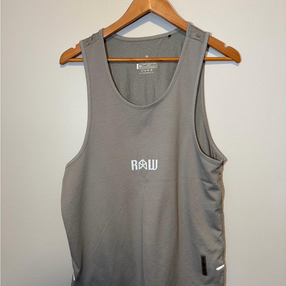 RAW Men’s Gray Performance Tank Top